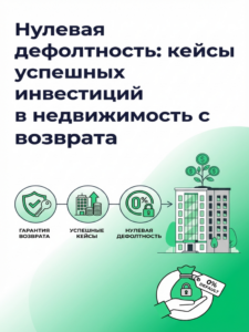Ищете надежные инвестиции в недвижимость? Узнайте о кейсах с нулевой дефолтностью и гарантией возврата! Сделайте правильный выбор.